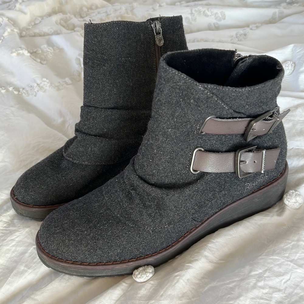 Blowfish booties size 10 dark grey